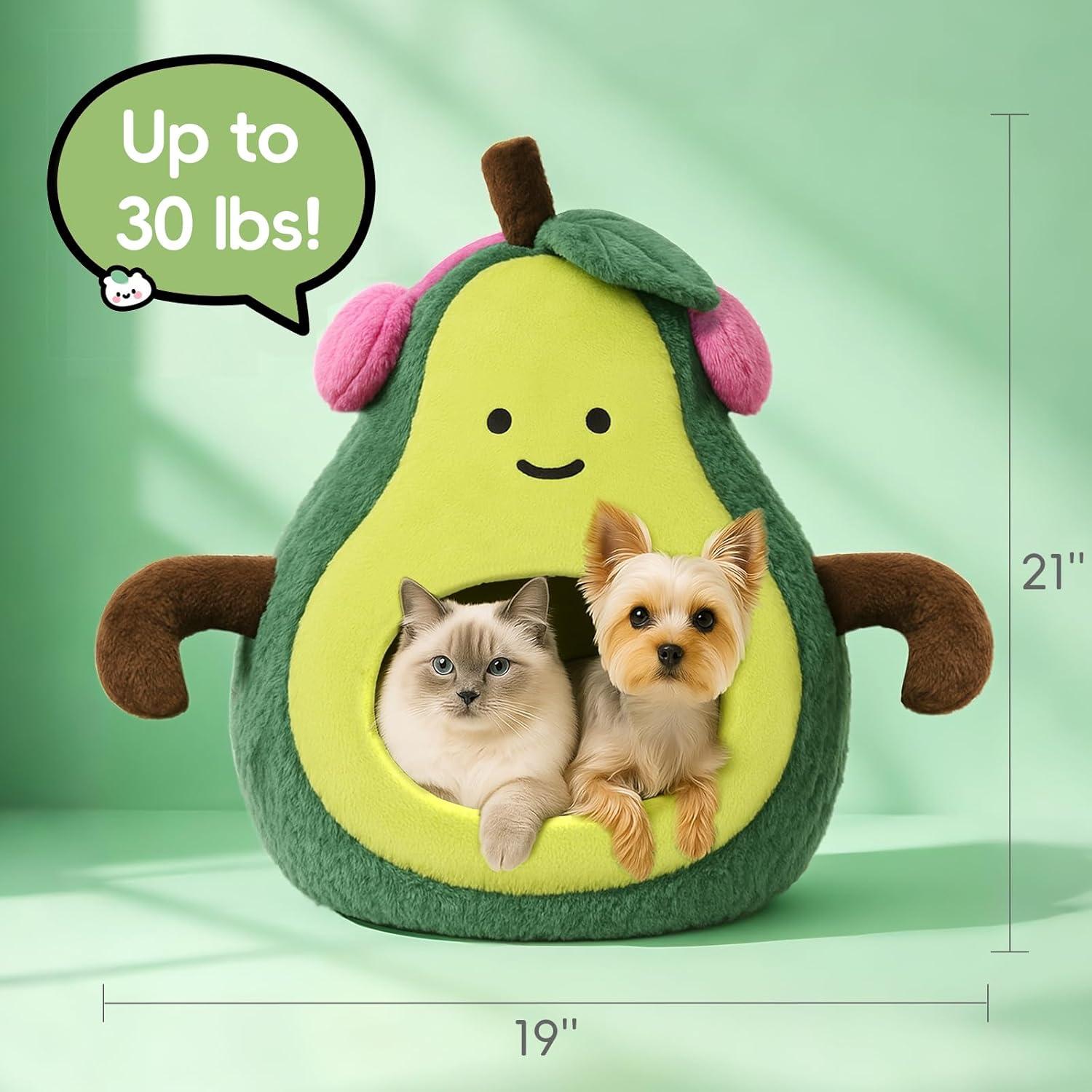 Cama para Gatos y Perros Pequeños MOYMO Aguacate 48 cm