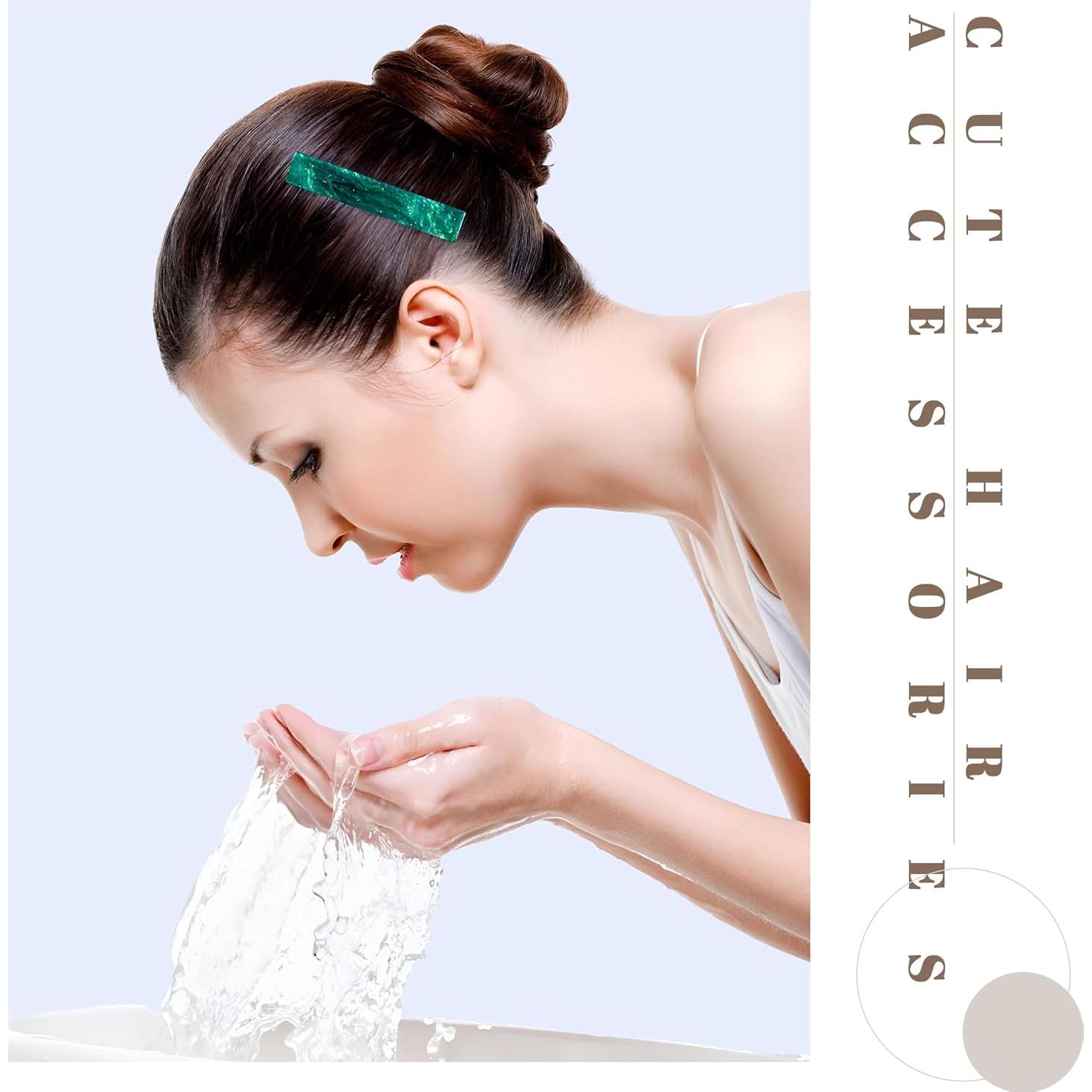 12 Clips de Cabello Multicolor Cptots - Accesorios para Mujeres