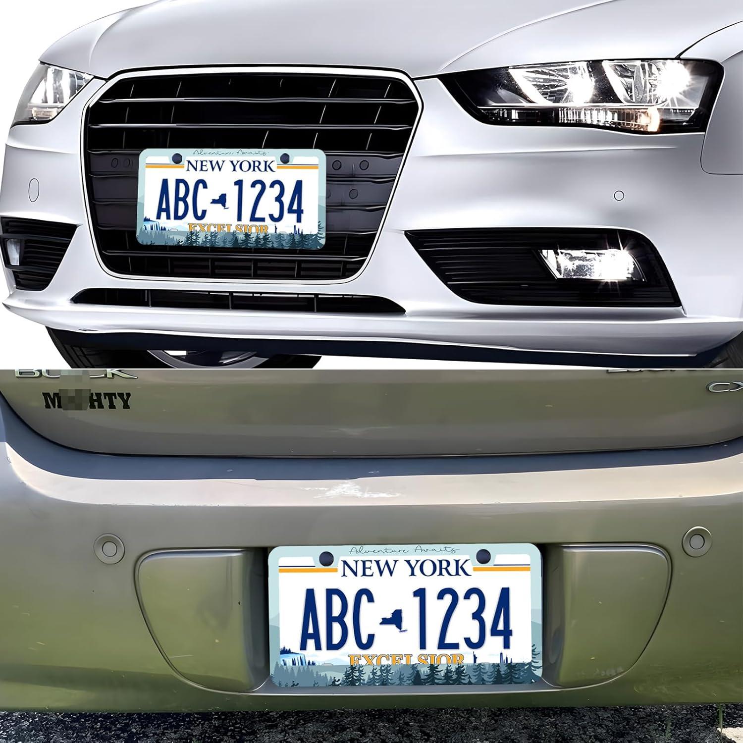 Marcos de Placa de Licencia LRZJYDMB Aventura Espera - 2 Piezas