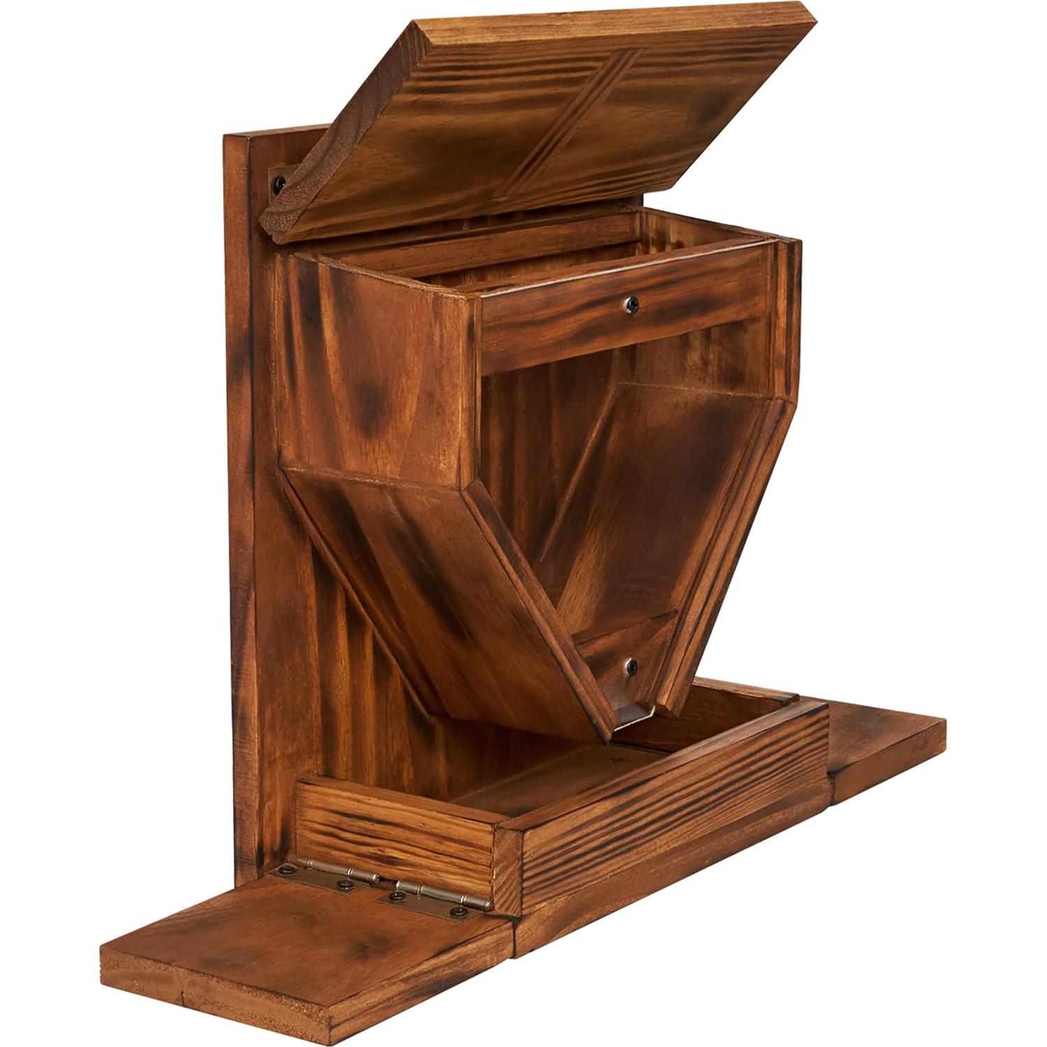 Comedero para Ardillas MIXUMON de Madera con Embudo 29.5x16.5cm