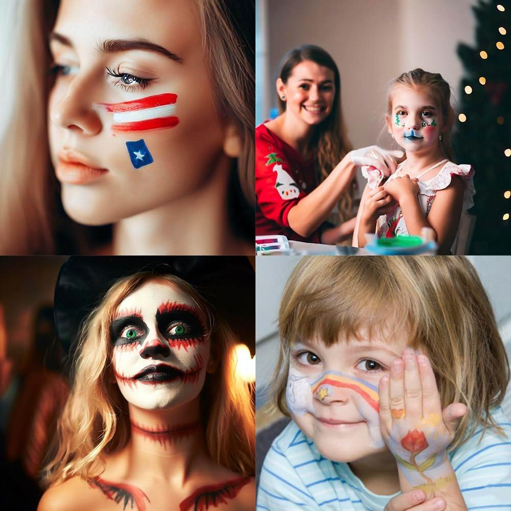 Marcador de Tatuaje Temporal TRANSON 10 Colores Punta Pincel