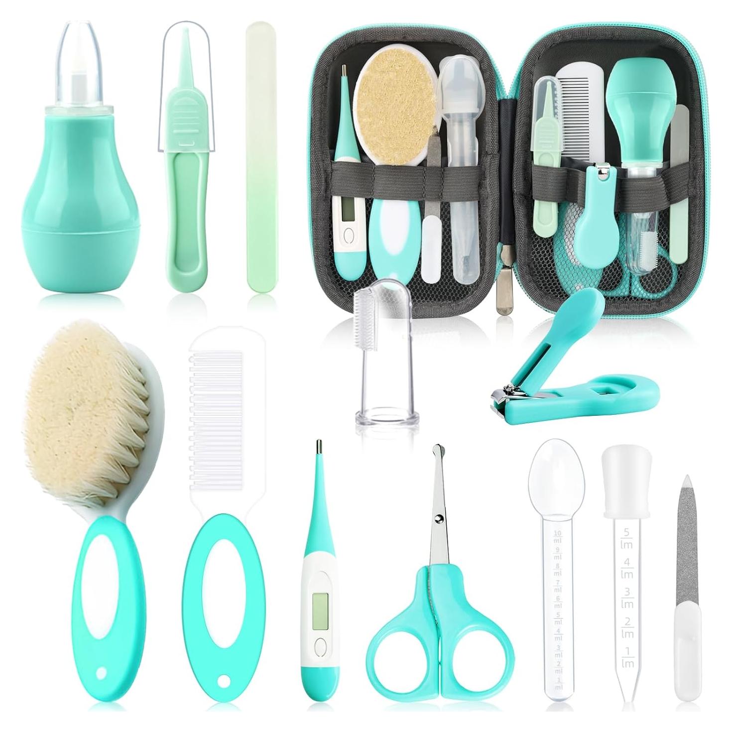 Kit de Cuidado para Bebés 13 en 1 WXA Verde - Aseo Infantil