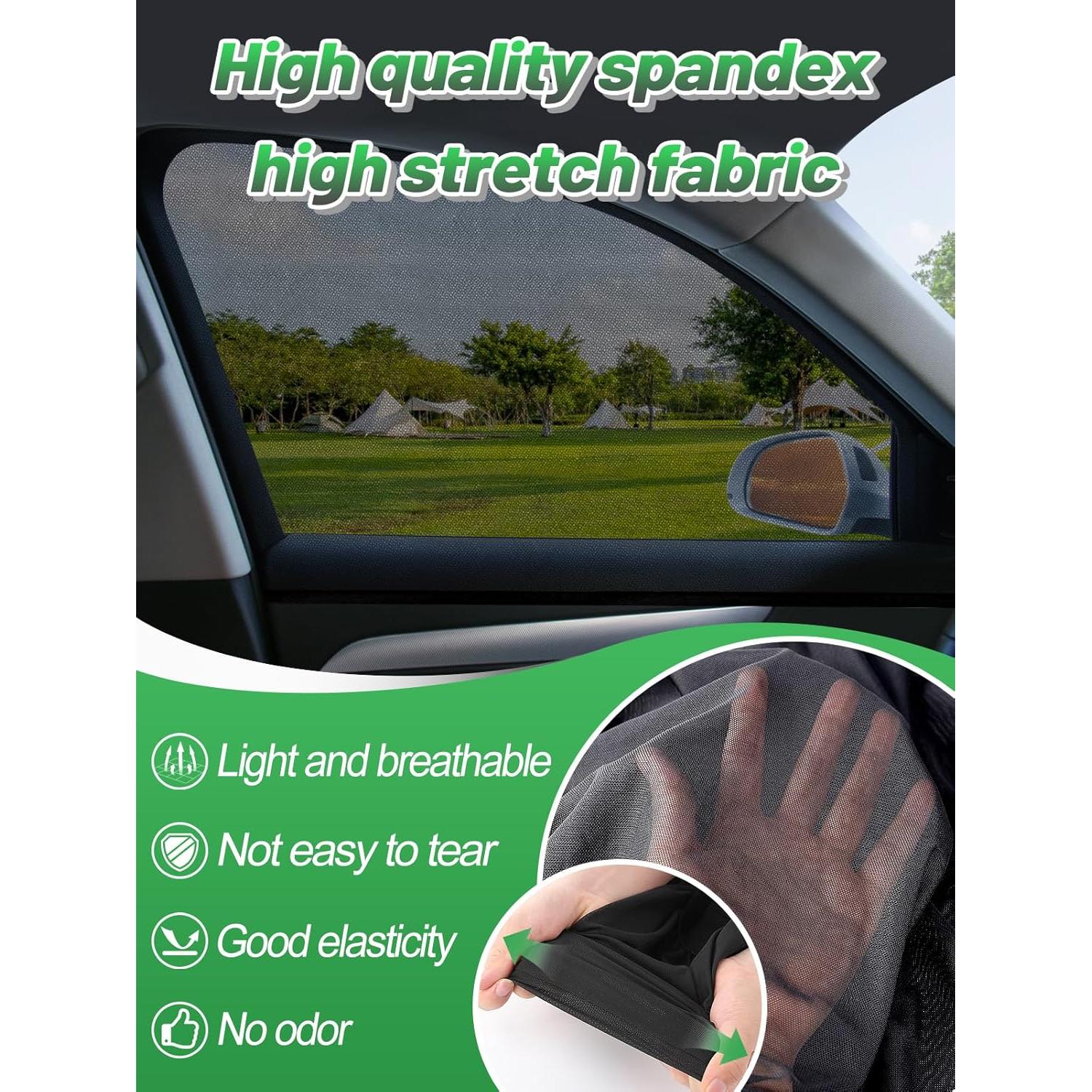 Sombrillas para Ventanas de Auto PAMASE para SUV - Paquete de 4