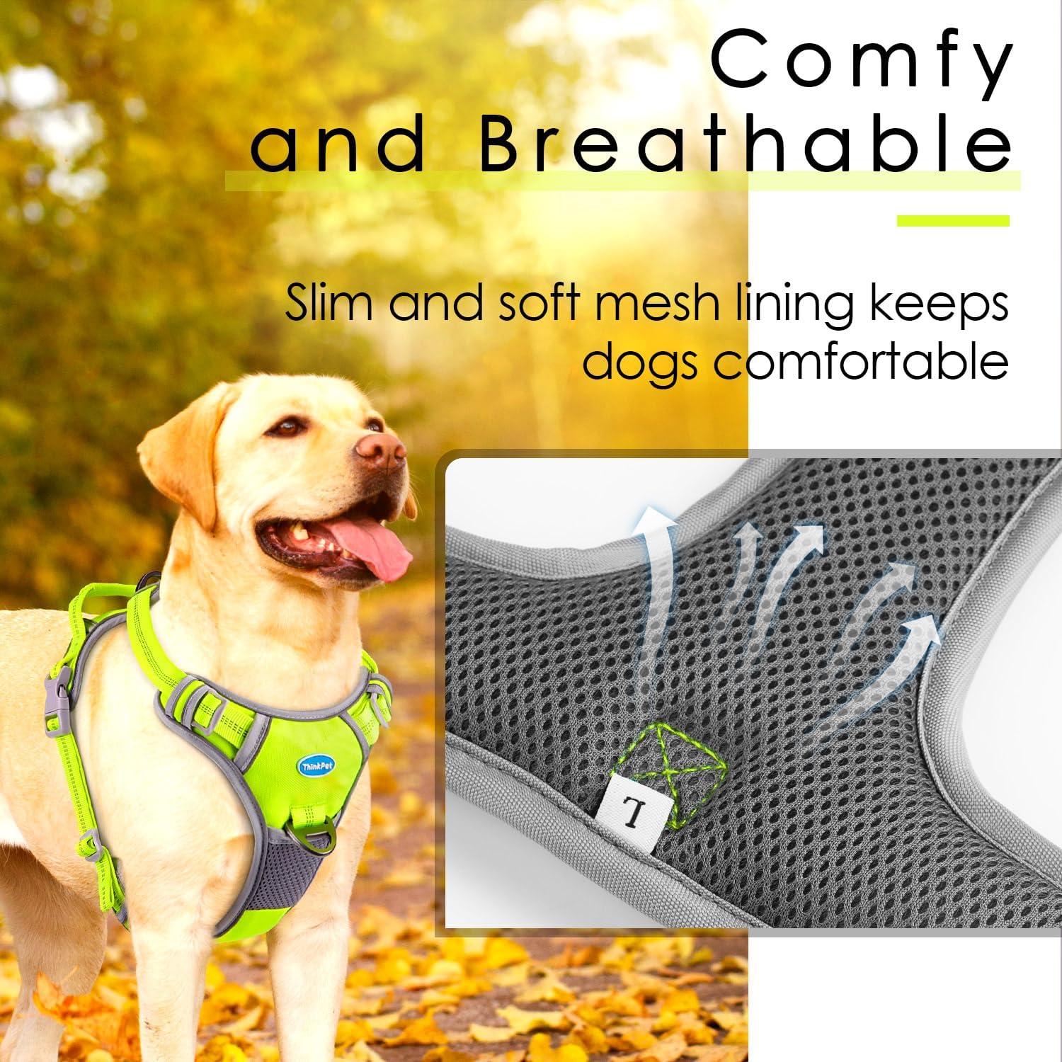 ThinkPet Arnés Deportivo Transpirable con Asa para Perros Pequeños