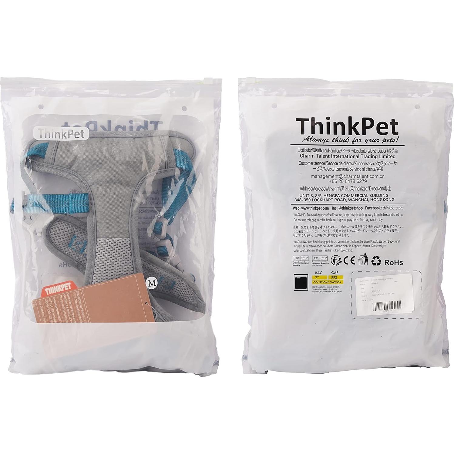 ThinkPet Arnés Deportivo Transpirable con Asa para Perros Pequeños