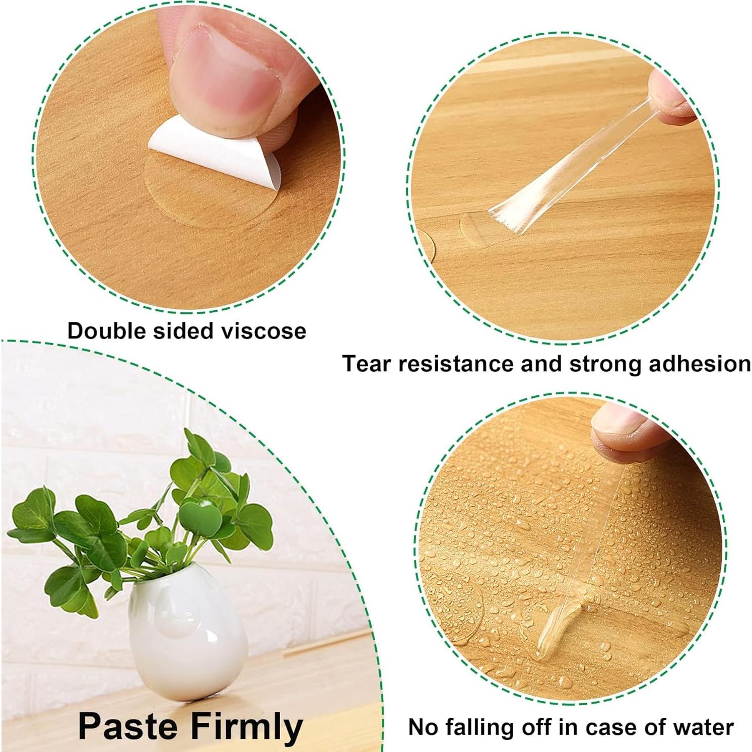 JANYUN 225 Piezas Pegatinas Adhesivas Doble Cara 6mm 10mm 20mm