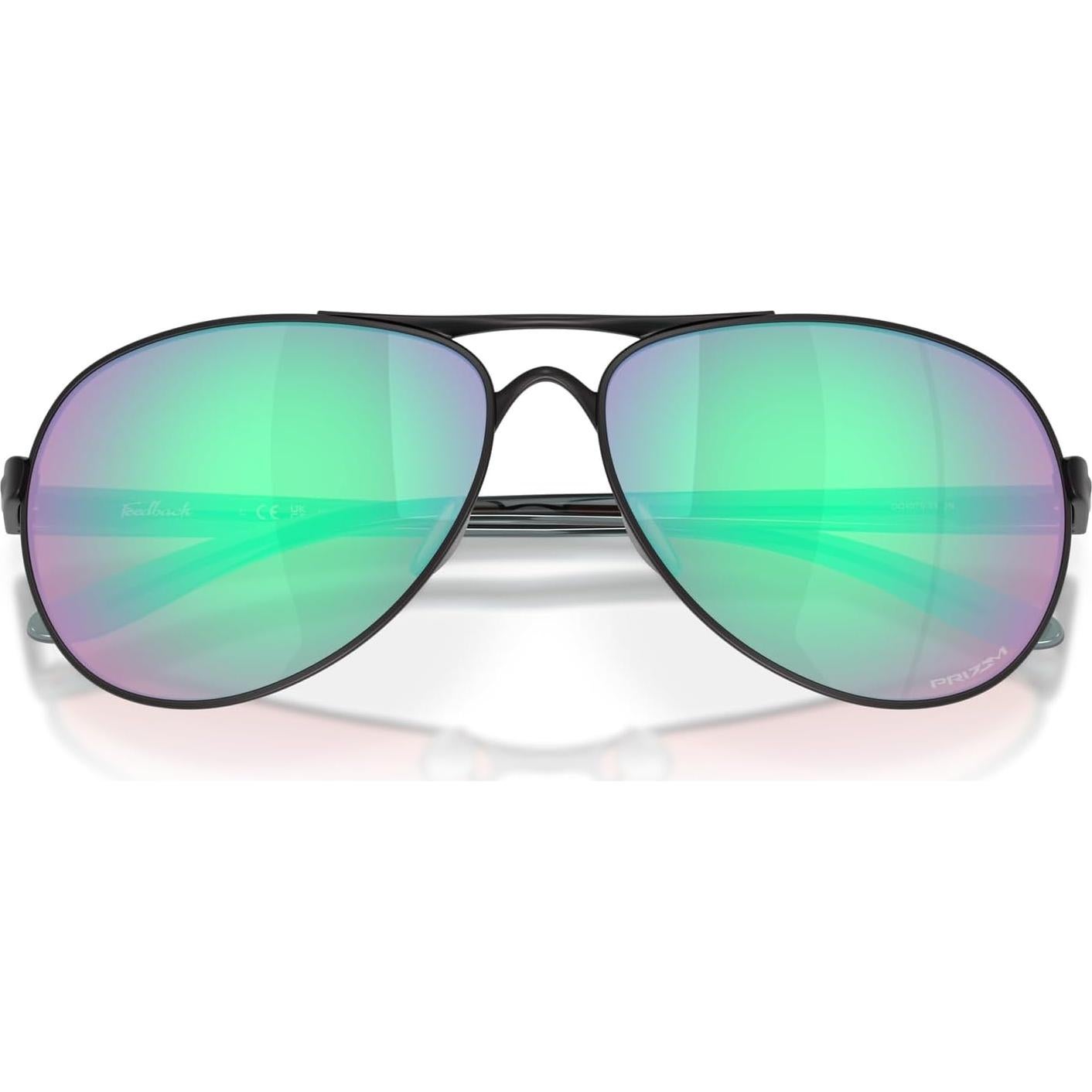 Gafas de Sol Oakley Feedback Prizm para Mujeres - Negro Satinado