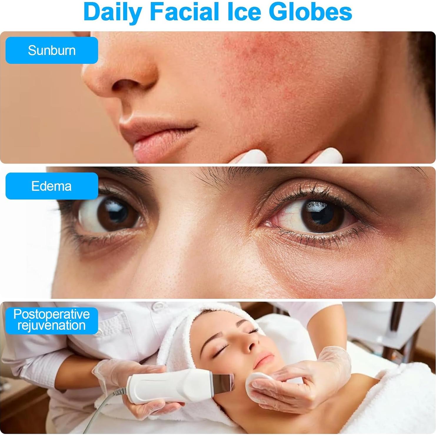 Esferas de Hielo Rotativas CGBE para la Cara - Negro