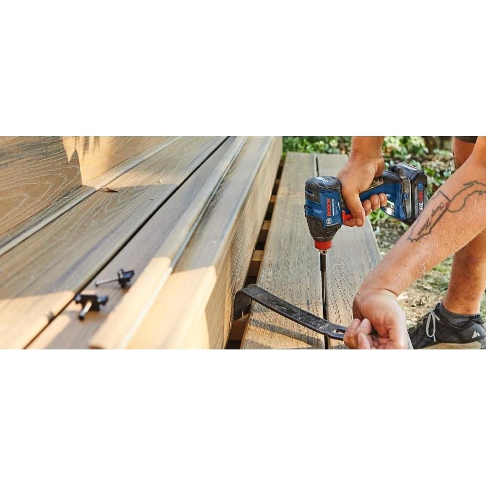 Kit Combo Bosch 18V: Destornillador Impacto y Taladro 4 Ah