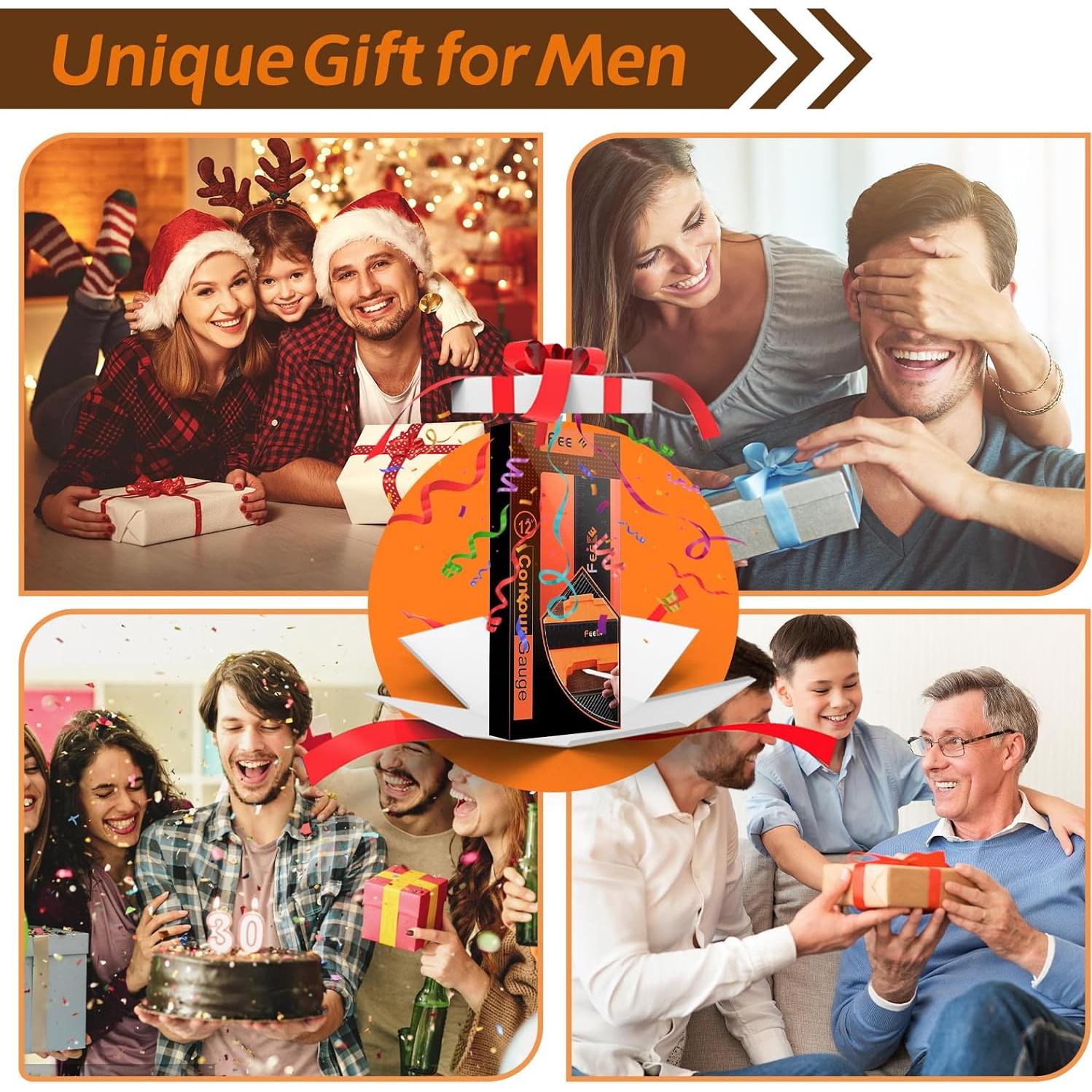 Plantilla de Contorno 30.48 cm Feeke con Bloqueo y Escalas