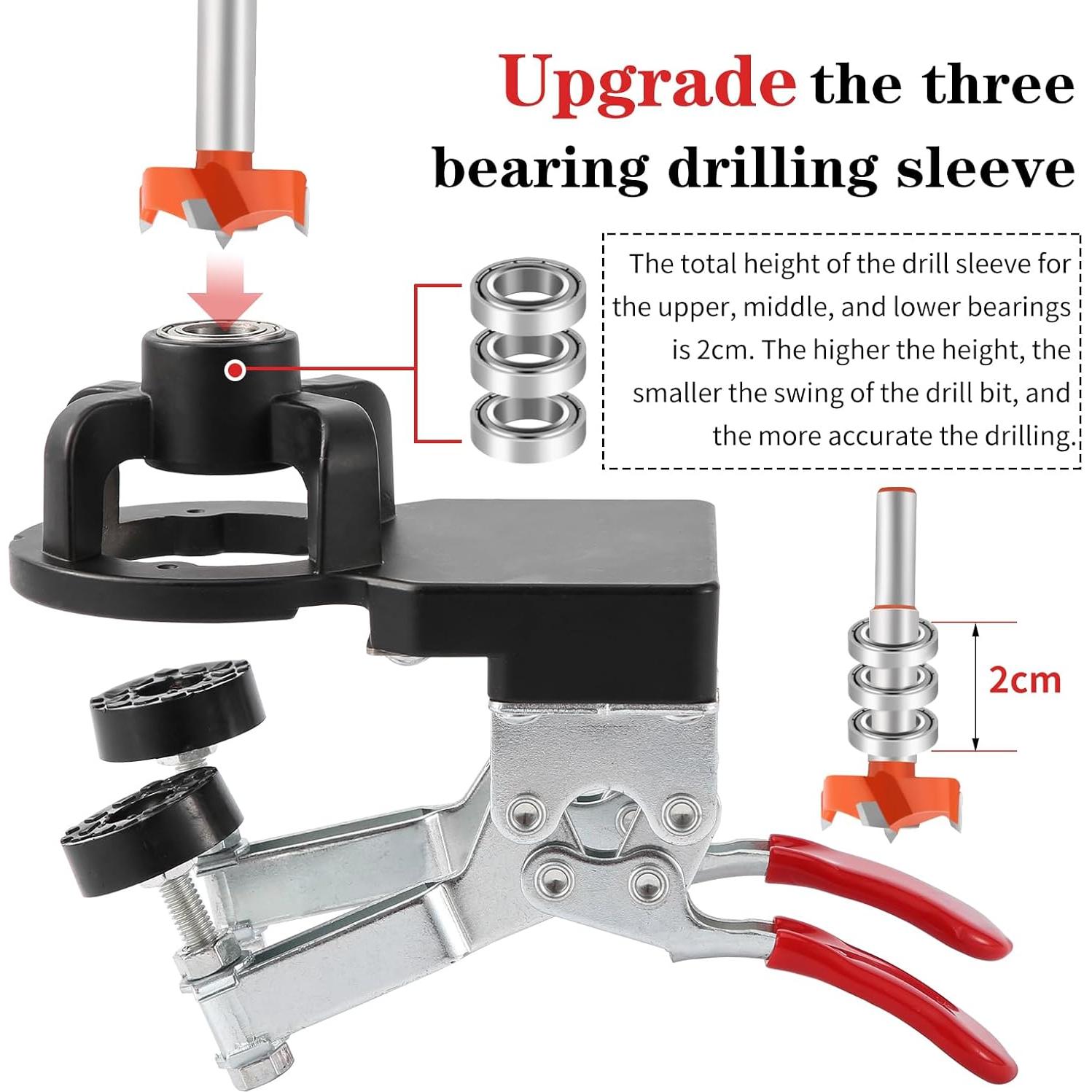 Plantilla de Perforación de Bisagra Oculta Idong 35mm
