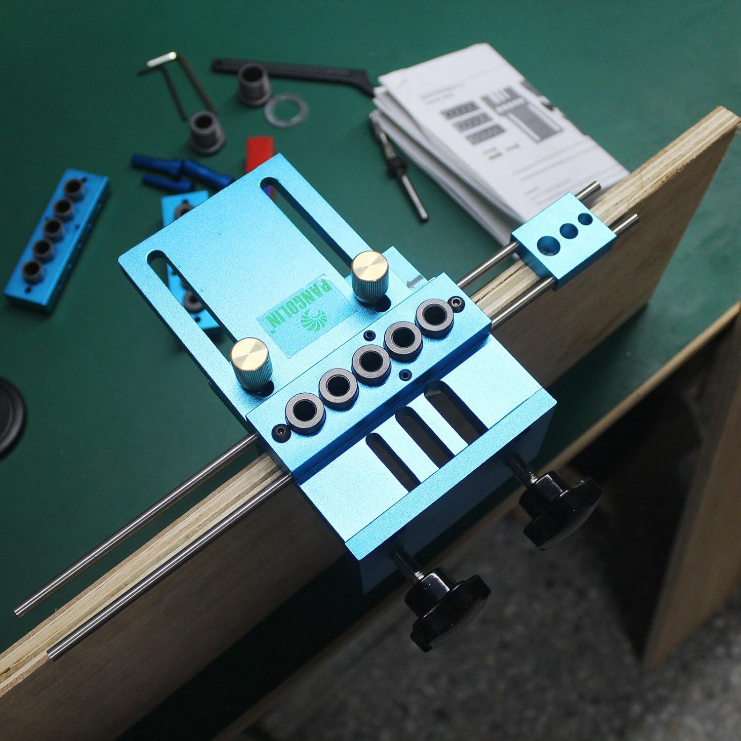 Kit de Plantilla de Perforación PANGOLIN Jig Dowel 5 Agujeros