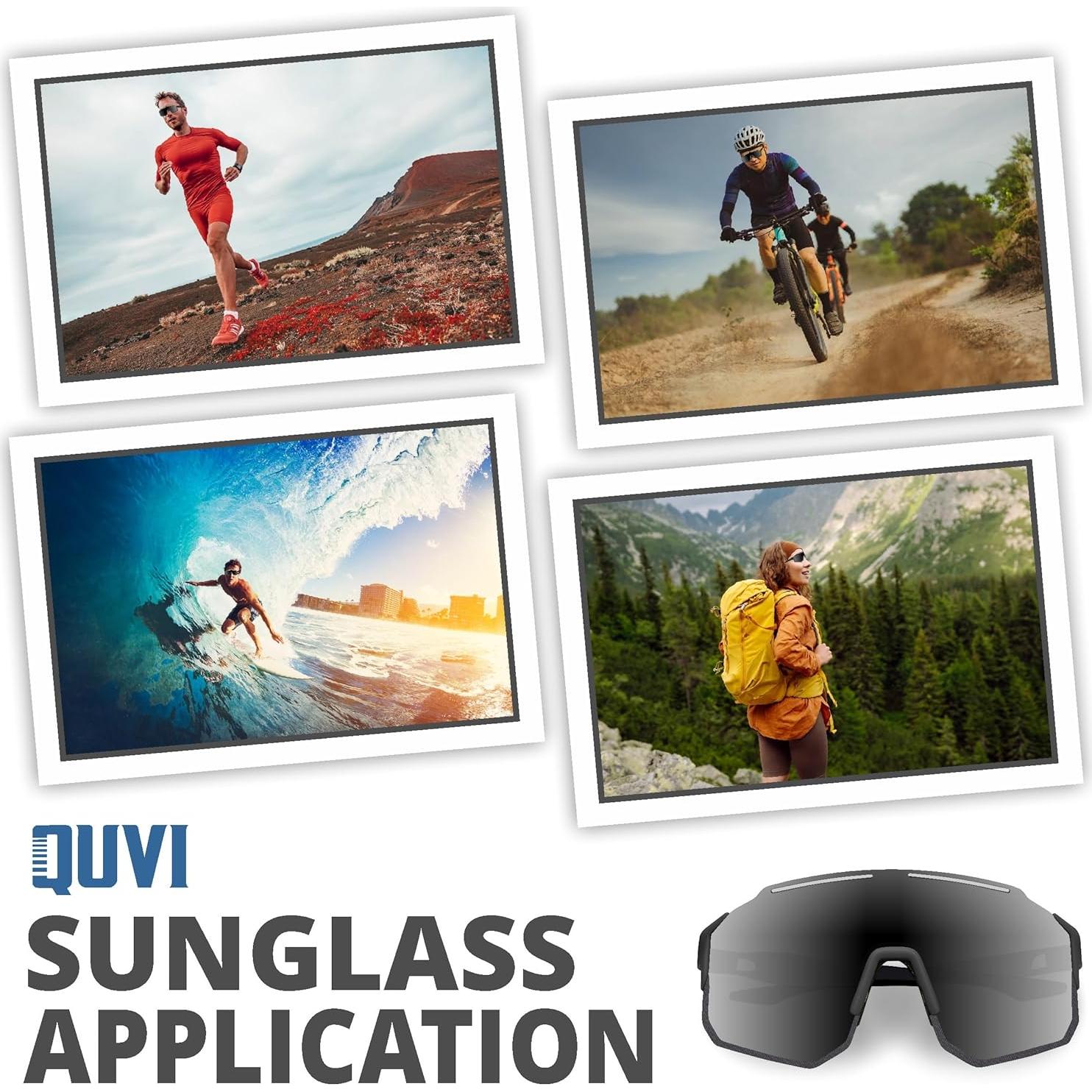 Gafas de sol polarizadas Quvi para hombres y mujeres - UV 100%