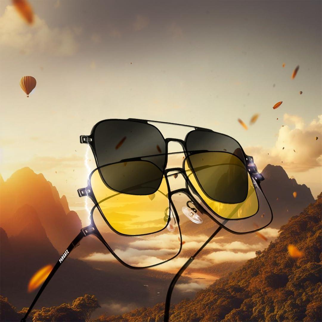 Gafas de Sol Magnéticas Pargatz con Lentes Intercambiables UV400