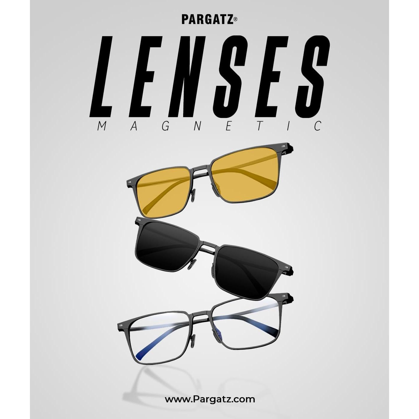 Gafas de Sol Magnéticas Pargatz con Lentes Intercambiables UV400