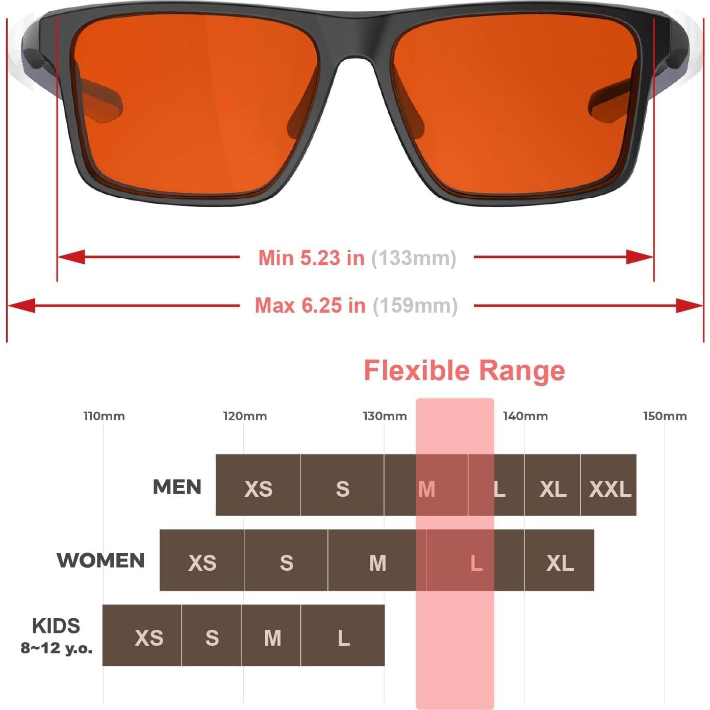 Gafas de Sueño RY586 HD P1A Bloqueo Luz Azul UV500