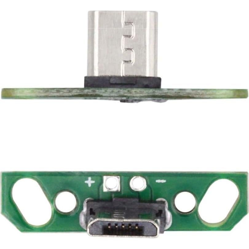 Conector USB 2.0 Micro Macho 2Pin CY - 5 Pack para Soldar