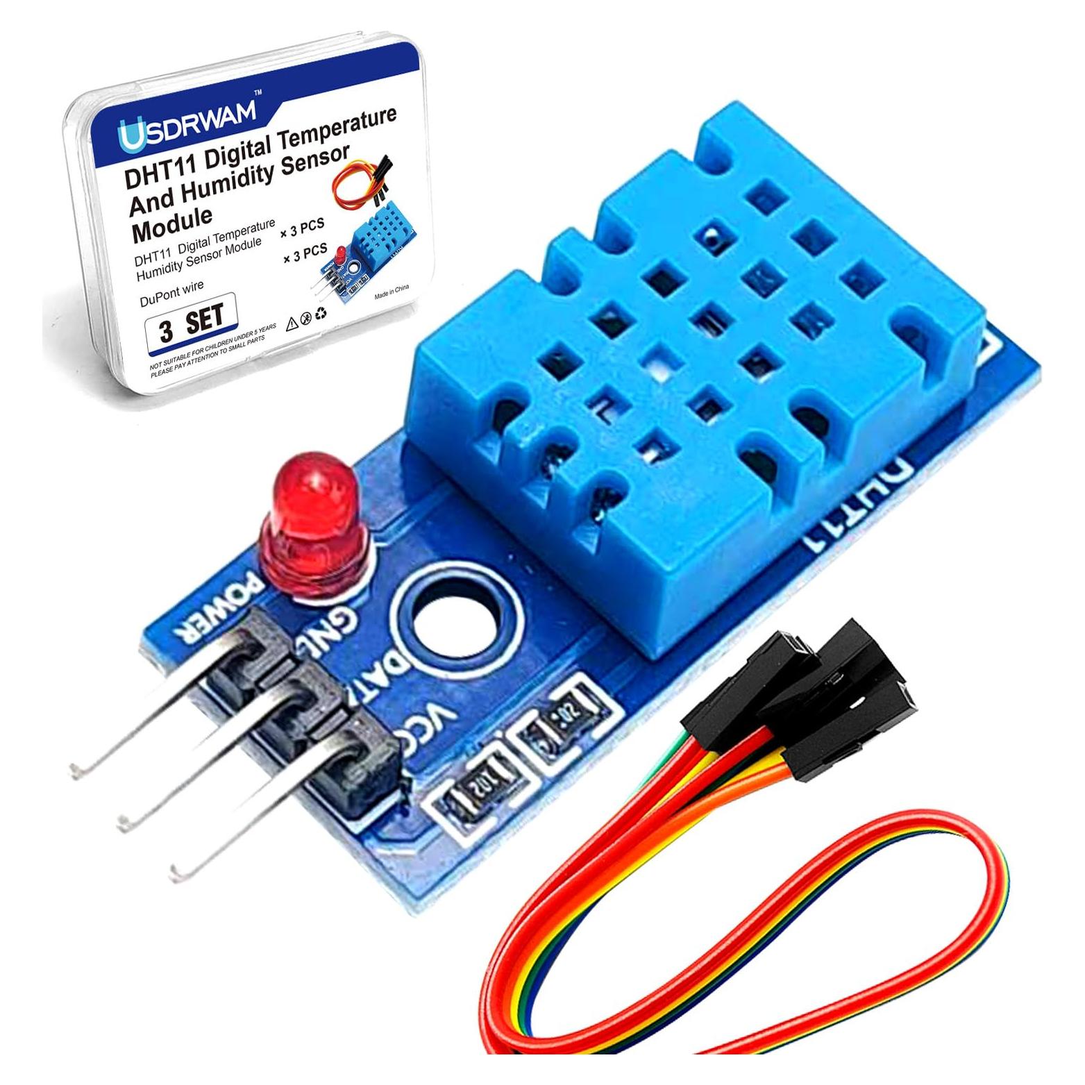 Módulo Sensor Digital Temperatura y Humedad DHT11 3PCS