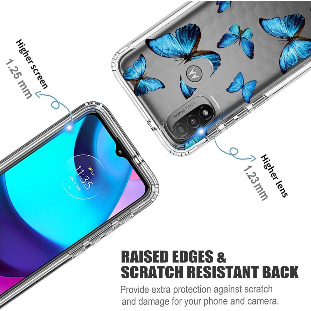 Funda Protectora para Motorola Moto E20/E30/E40 con Protector de Pantalla