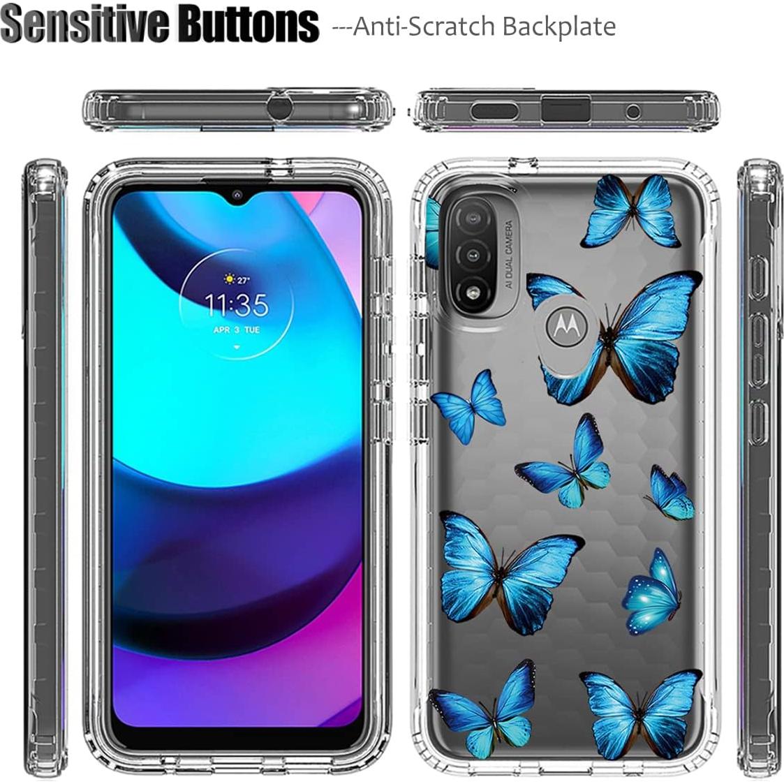 Funda Protectora para Motorola Moto E20/E30/E40 con Protector de Pantalla