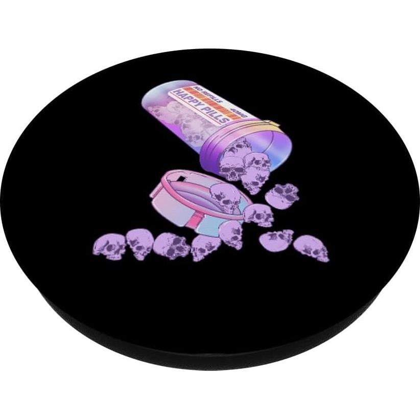 PopGrip Adhesivo PopSockets Calavera Kawaii Pastel Goth