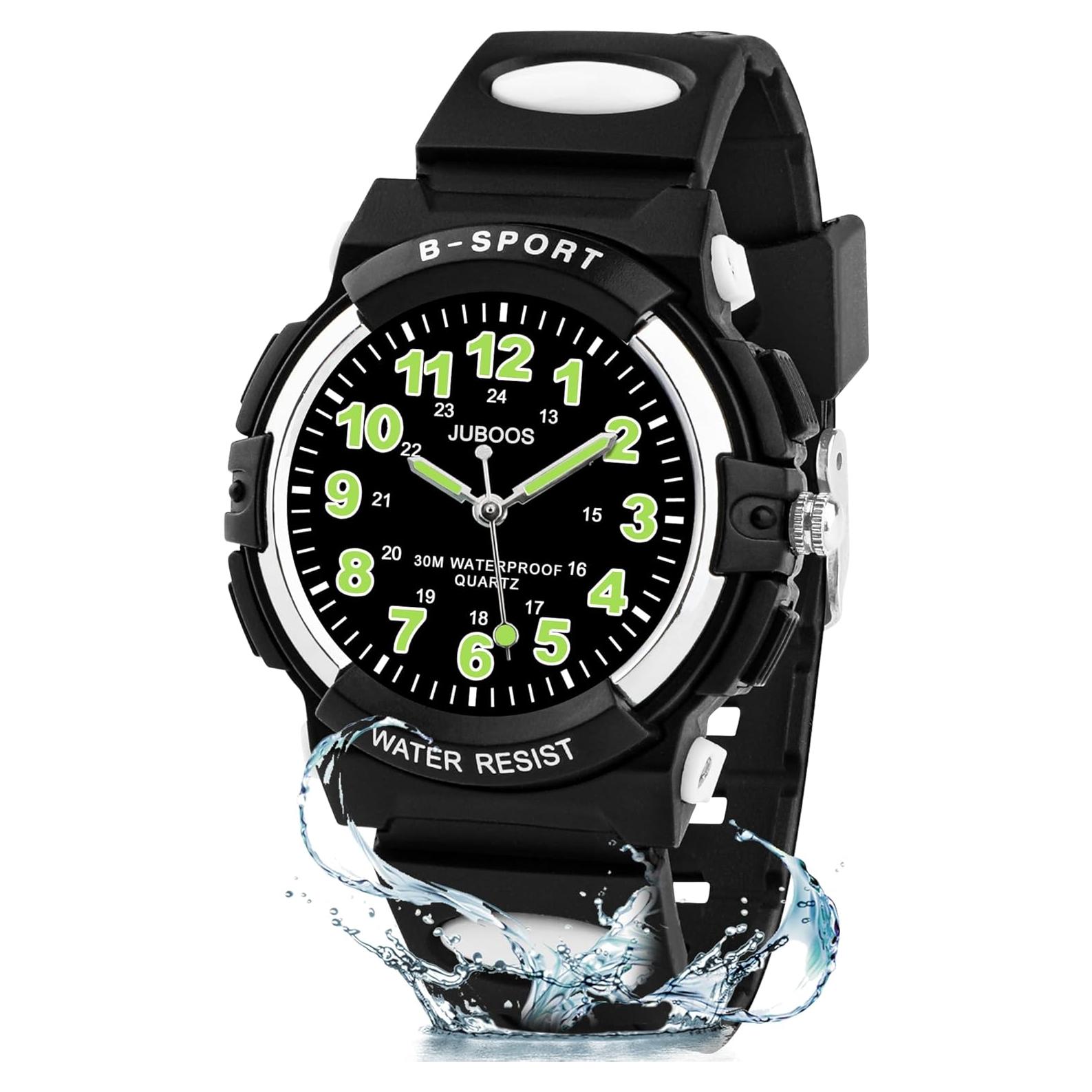 Reloj Analógico Juboos para Niños Impermeable 30M