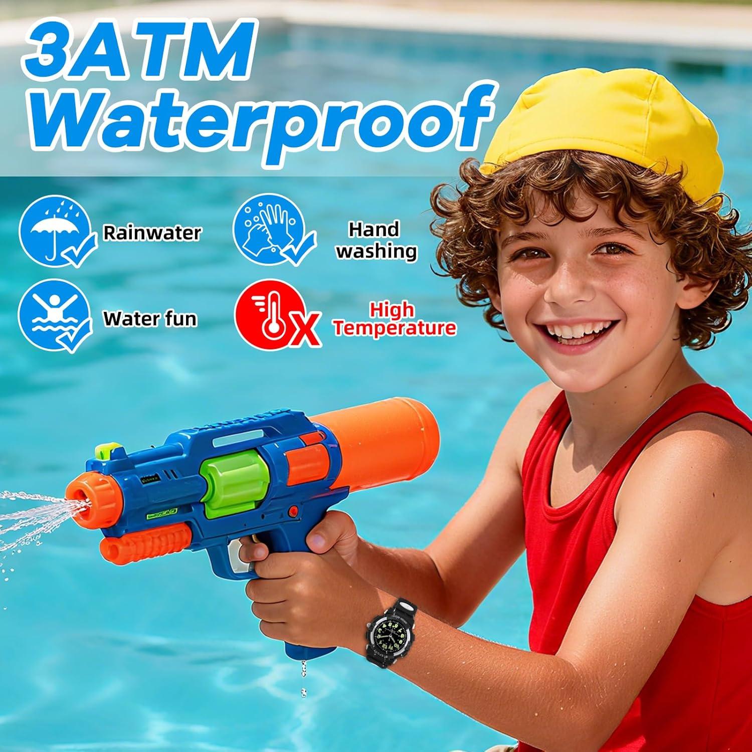 Reloj Analógico Juboos para Niños Impermeable 30M