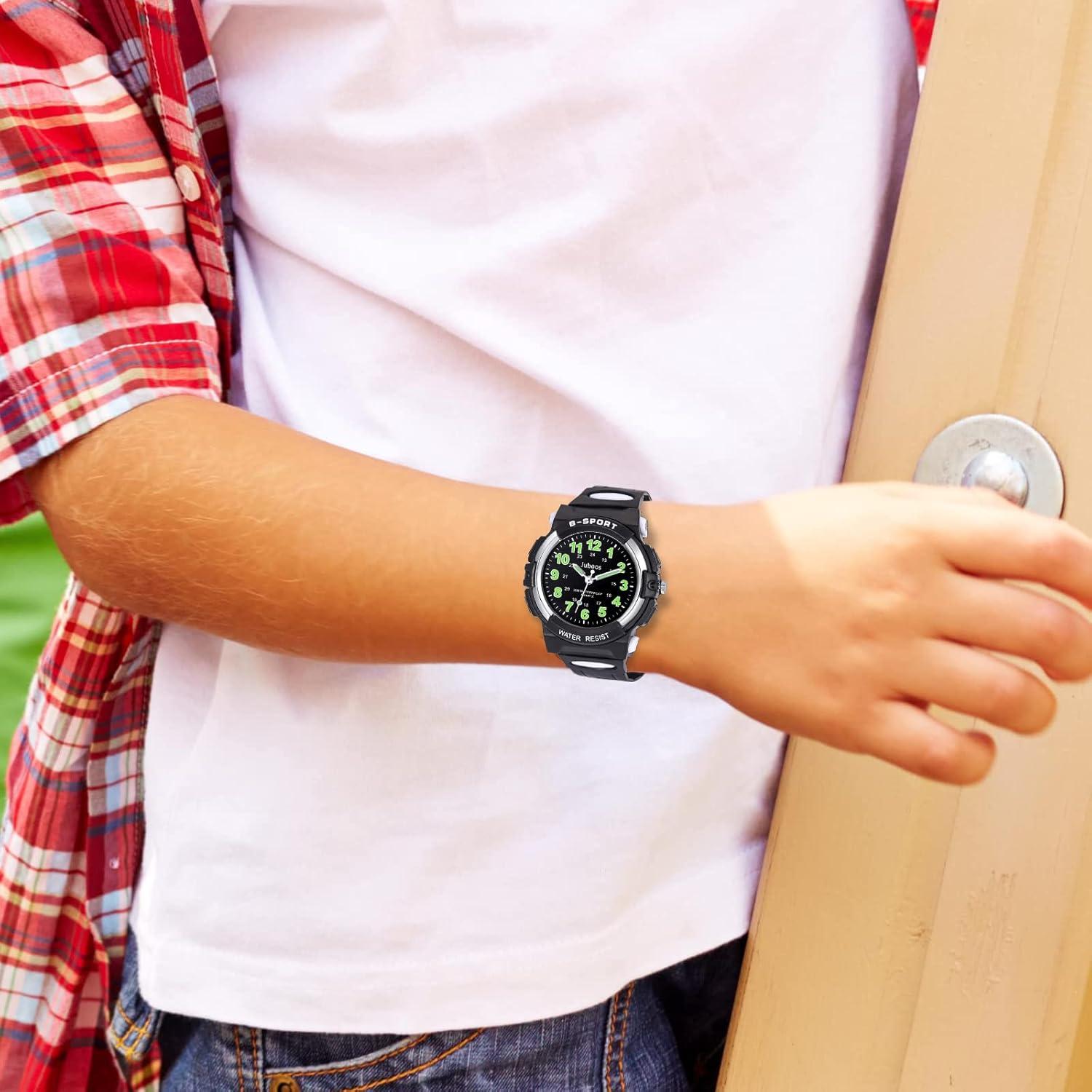 Reloj Analógico Juboos para Niños Impermeable 30M