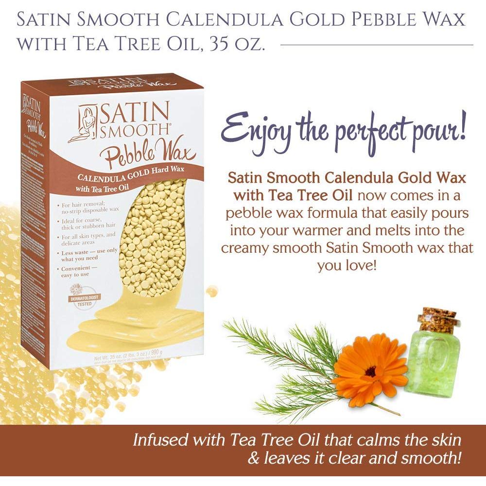 Perlas de Cera Dura Satin Smooth - 992 g para Depilación Brasileña