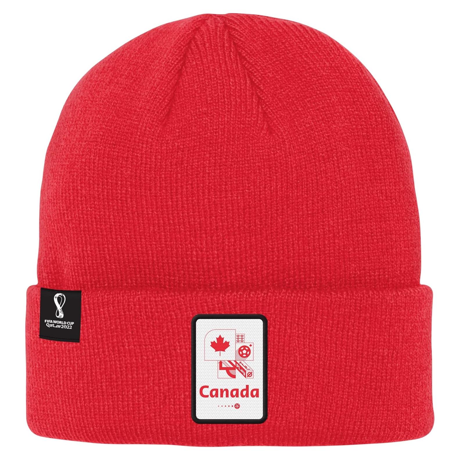 Gorro de punto FIFA World Cup Outerstuff Unisex Juvenil Rojo