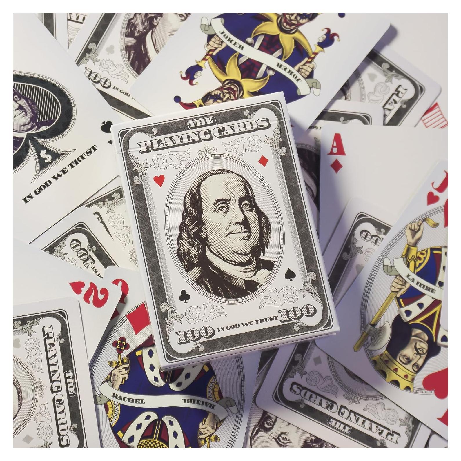 Baraja de Cartas de Juego Dólar Yootado - 54 Piezas