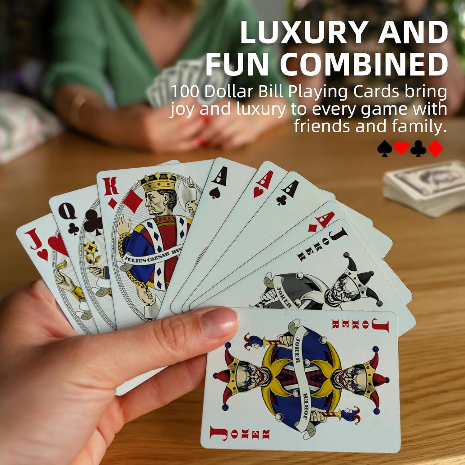 Baraja de Cartas de Juego Dólar Yootado - 54 Piezas