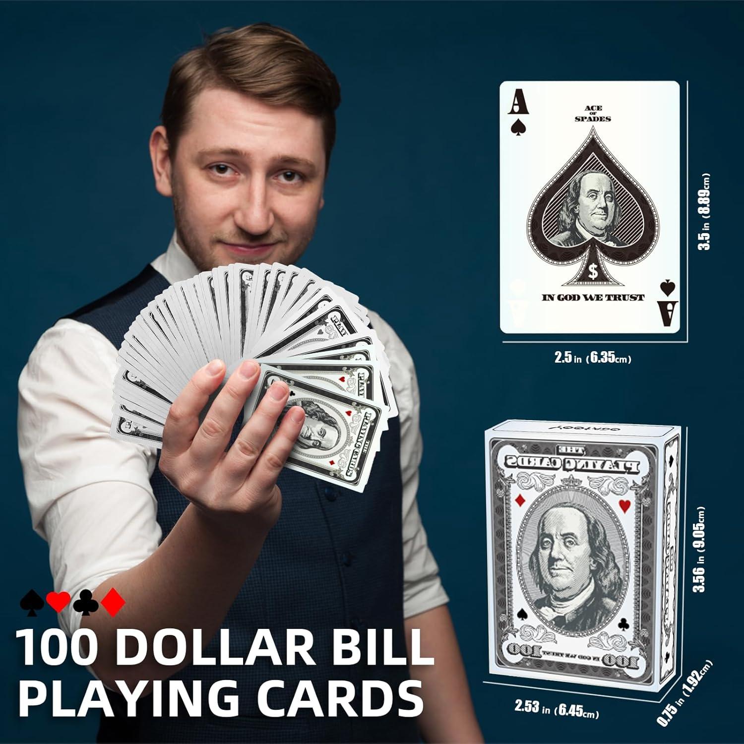 Baraja de Cartas de Juego Dólar Yootado - 54 Piezas