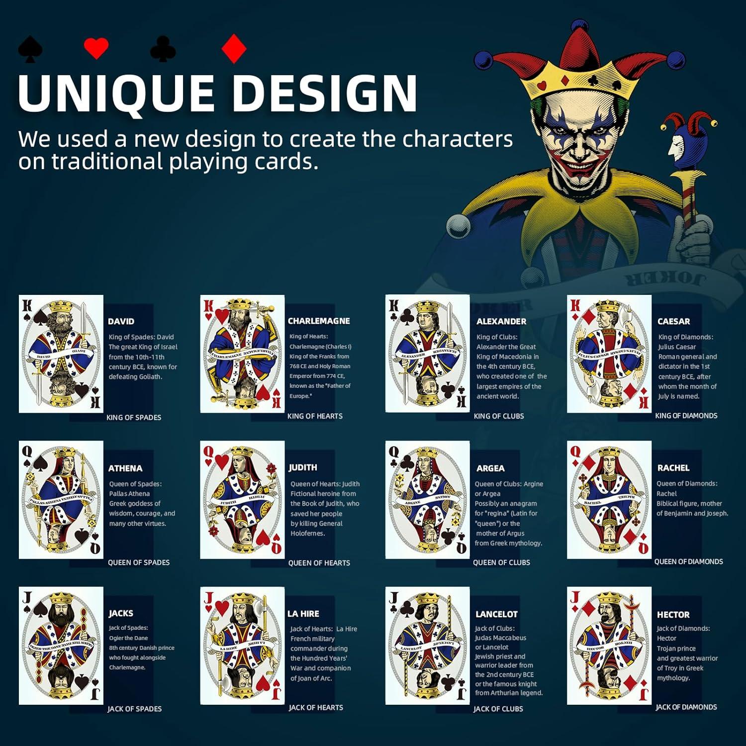 Baraja de Cartas de Juego Dólar Yootado - 54 Piezas