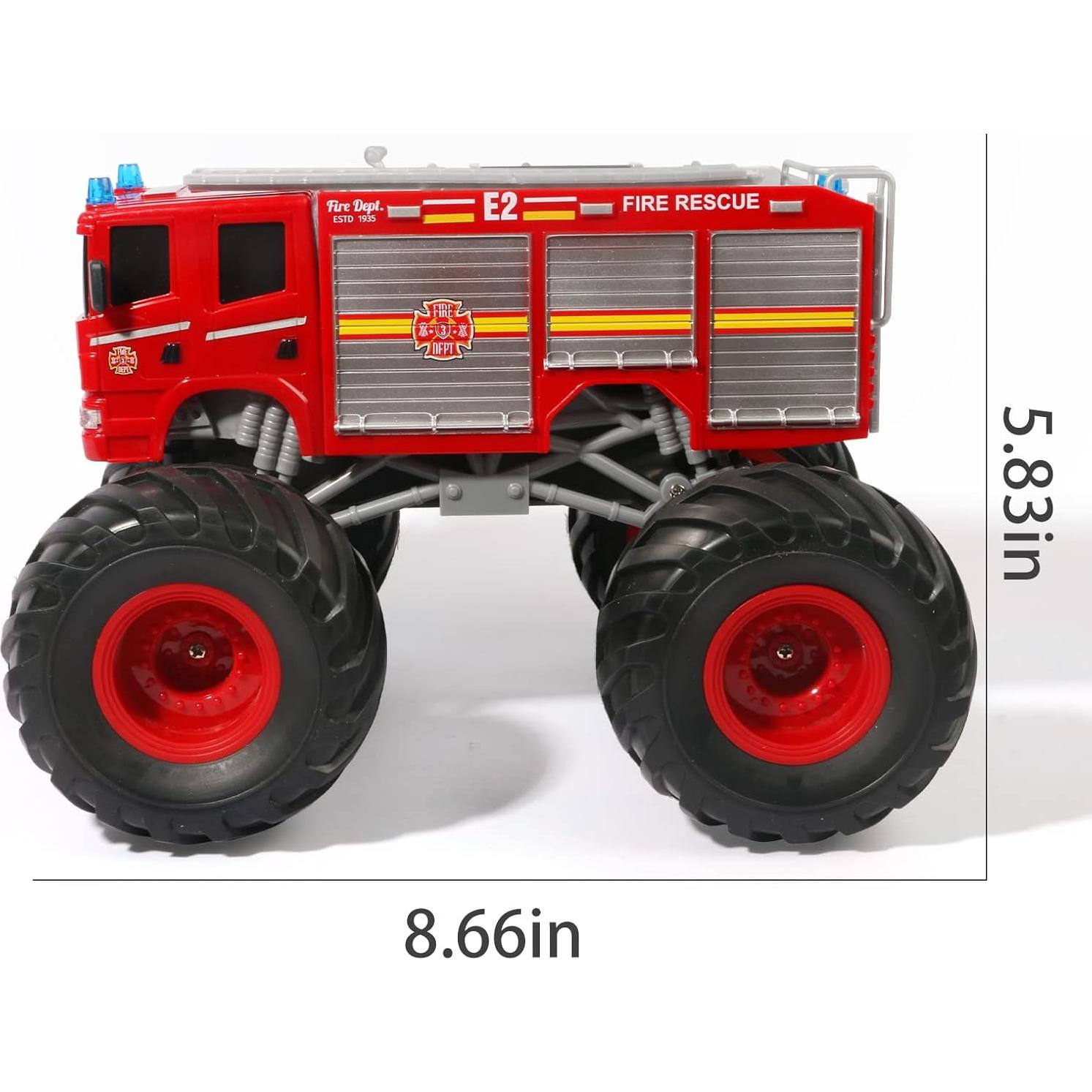 Camión de Bomberos RC VijiSuki 1/18 Offroad 12KM/h LED