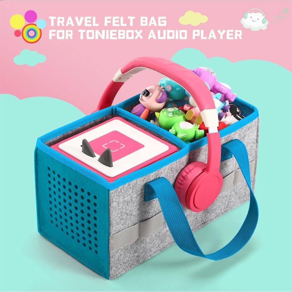 Funda Plegable para Toniebox y Figuras Tonies - Azul