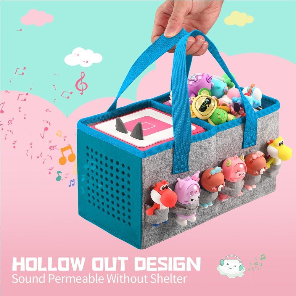 Funda Plegable para Toniebox y Figuras Tonies - Azul