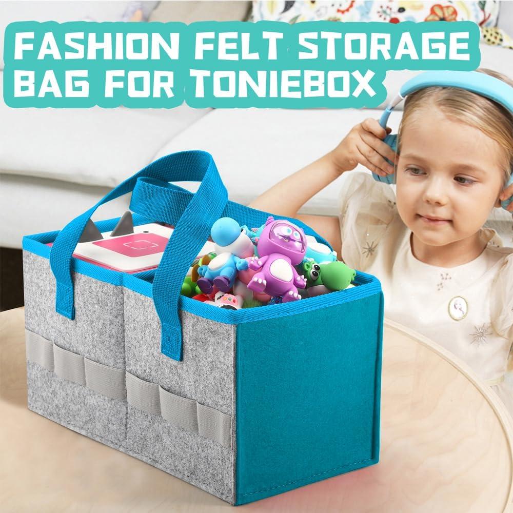 Funda Plegable para Toniebox y Figuras Tonies - Azul