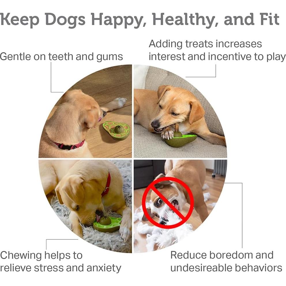 Juguete para Perros Aguacate Amigos Para Siempre - Soporte Bully Stick