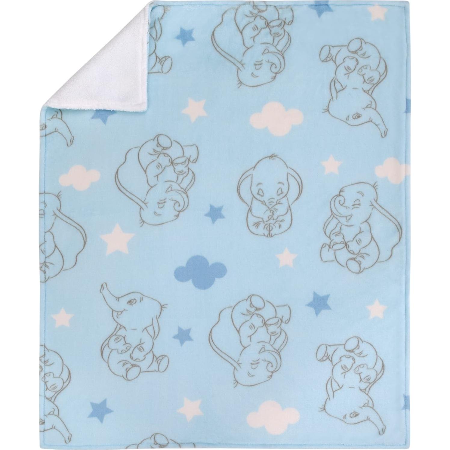 Manta de Sherpa para Bebé NoJo Disney Dumbo 76x91 cm