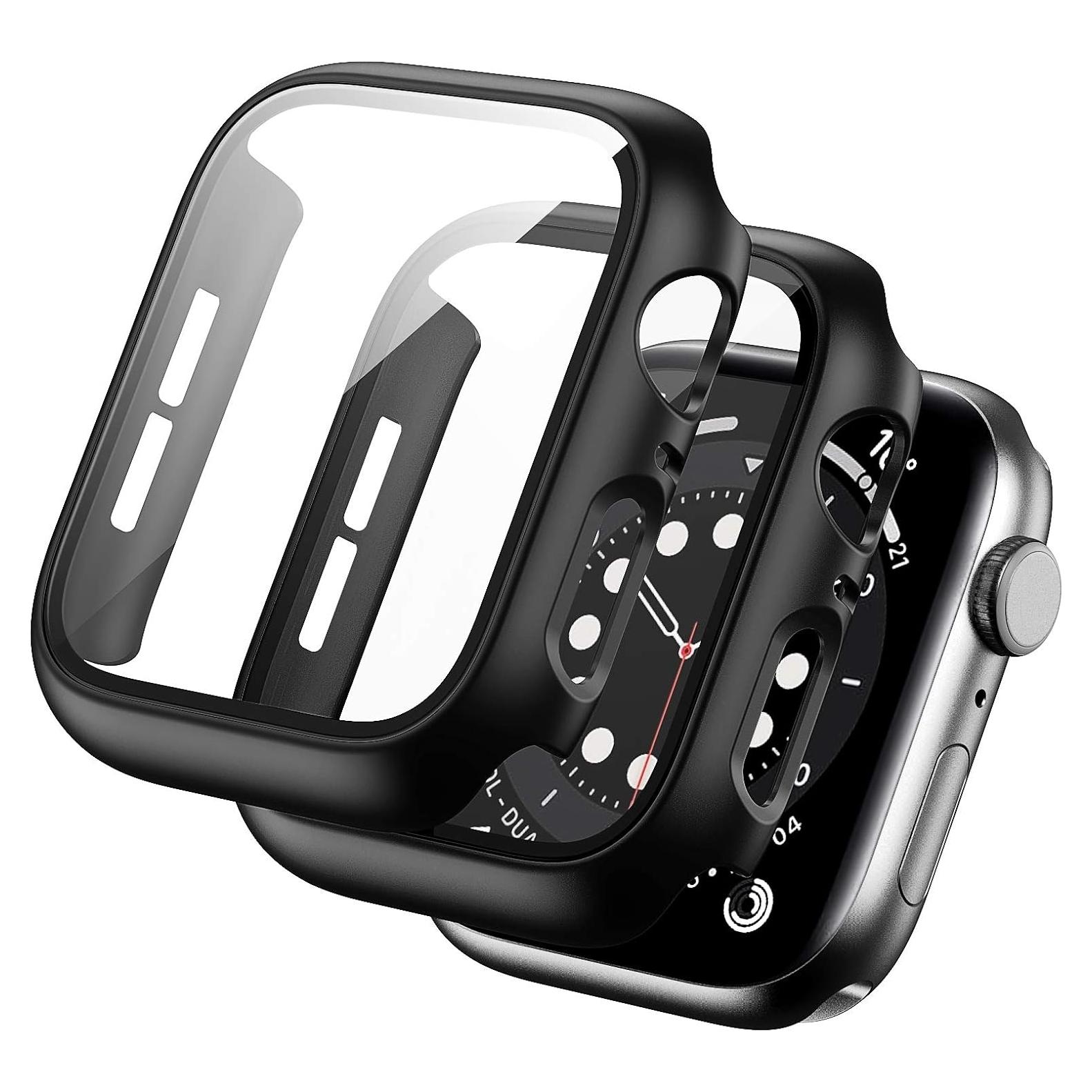 Funda Dura BHARVEST para Apple Watch 38mm con Protector Vidrio