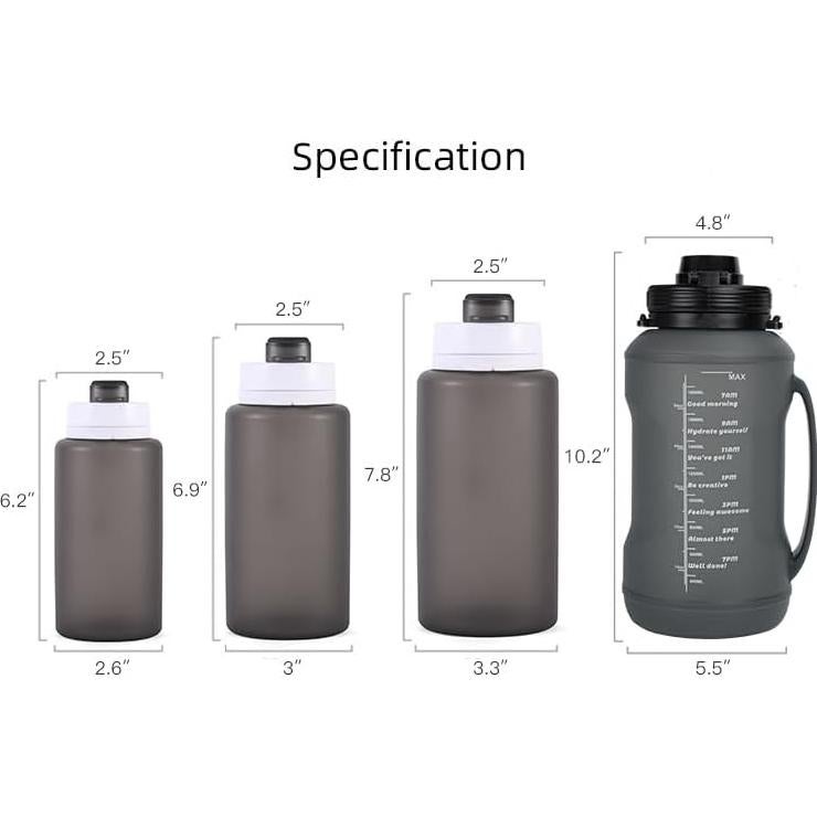 Botella de Agua Plegable VadoWorld 19oz Silicona Negra