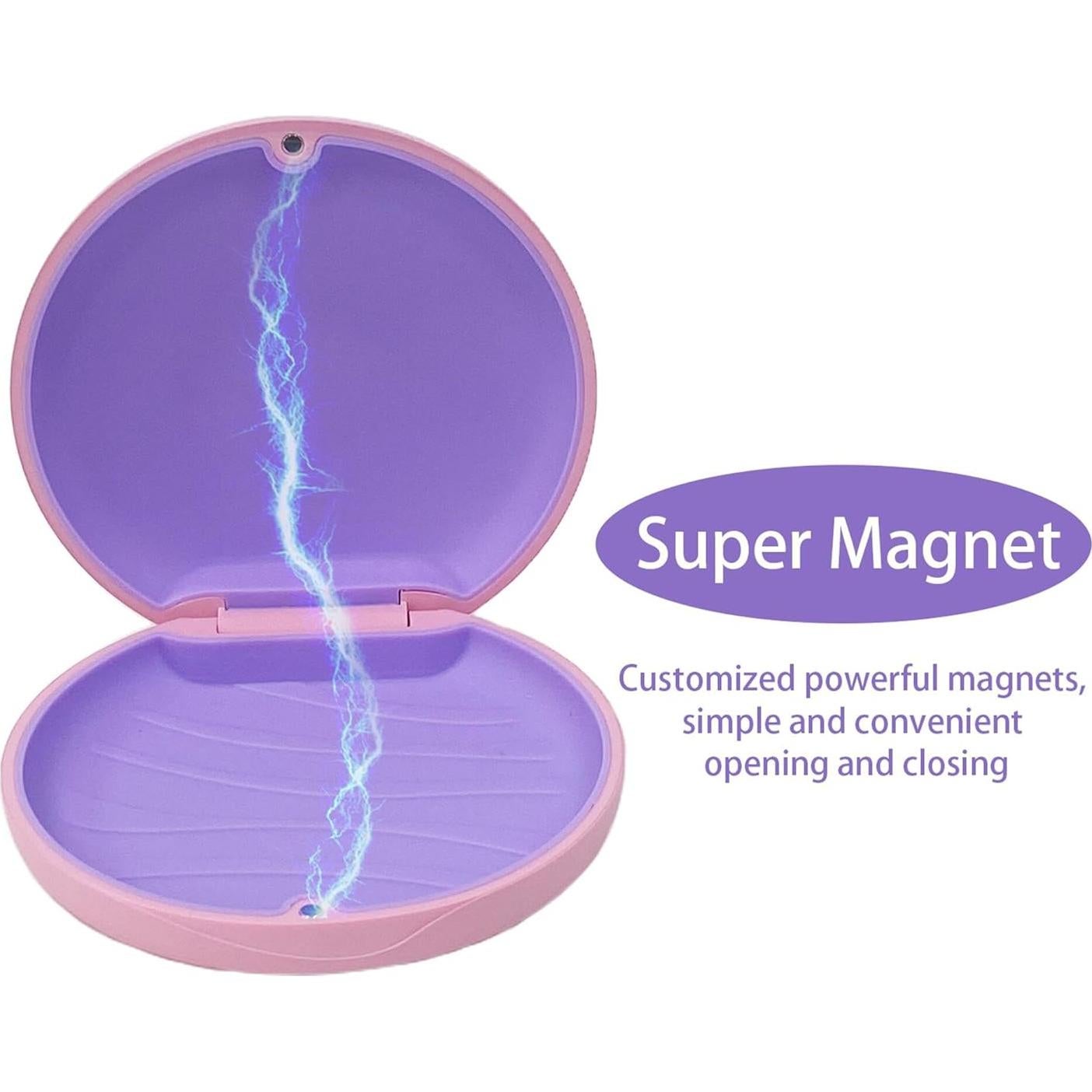 Estuche para Retenedor Maoerdental 2 Piezas Rosa y Negro