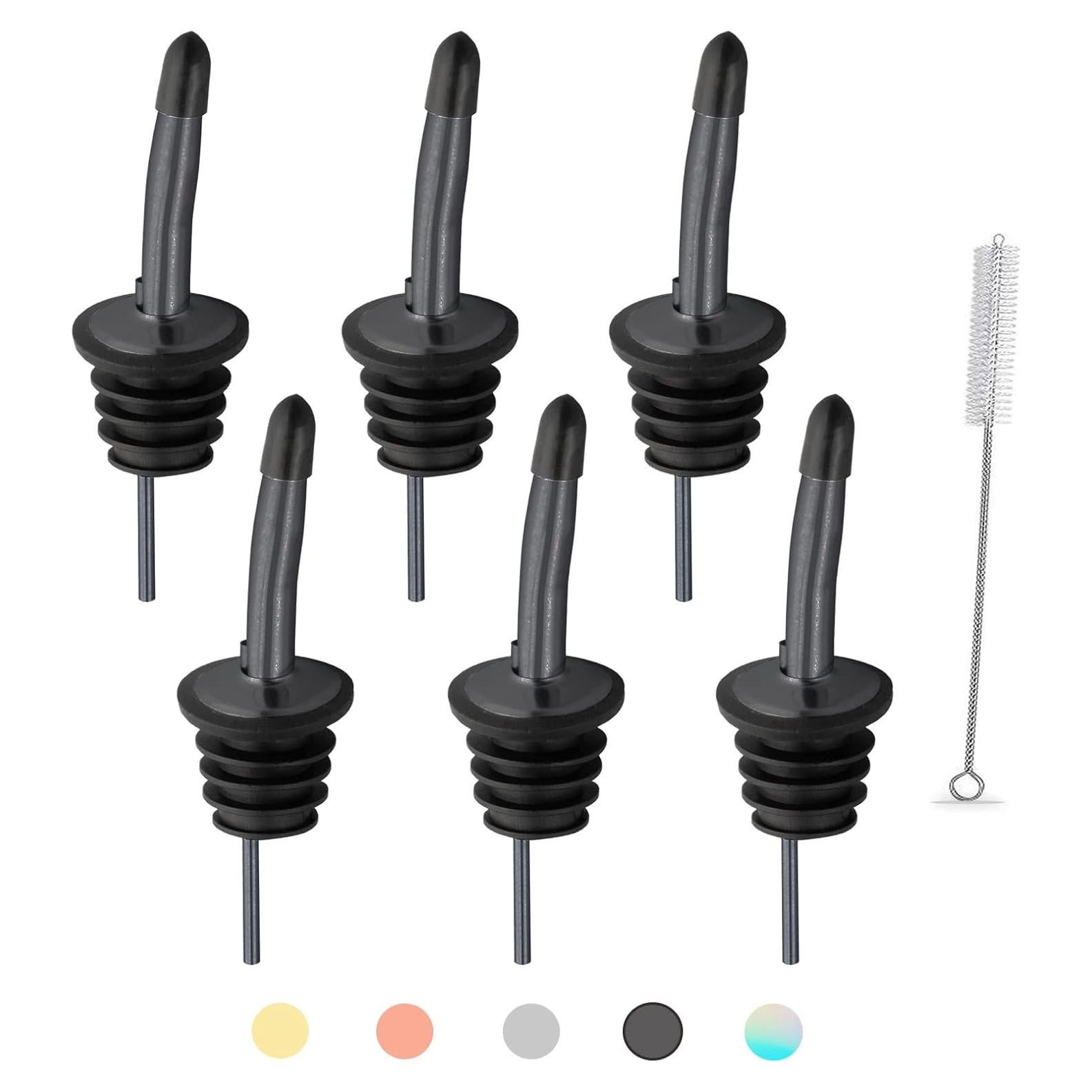 Juego de Vertedores de Licor WAFJAMF 6 Pcs Acero Inoxidable