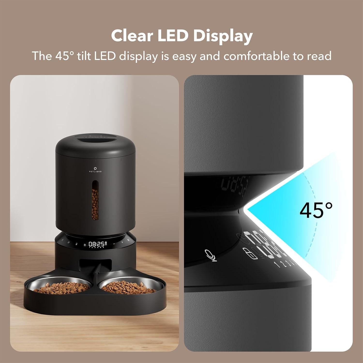 Dispensador Automático de Comida PETLIBRO 5L Doble Cuenco