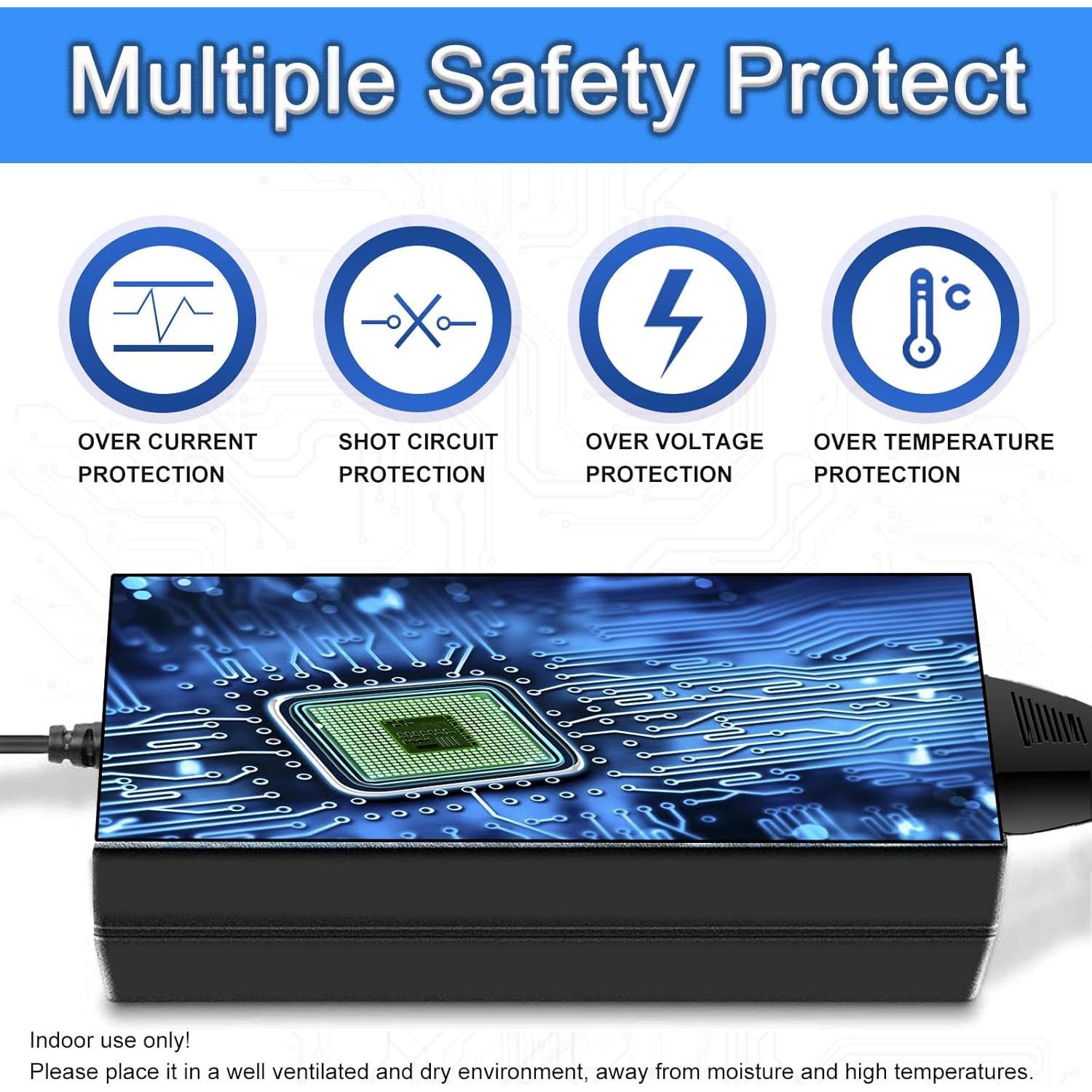 Adaptador de Corriente AC 12V 4A Senshunshiye con Conector 5.5x2.5mm