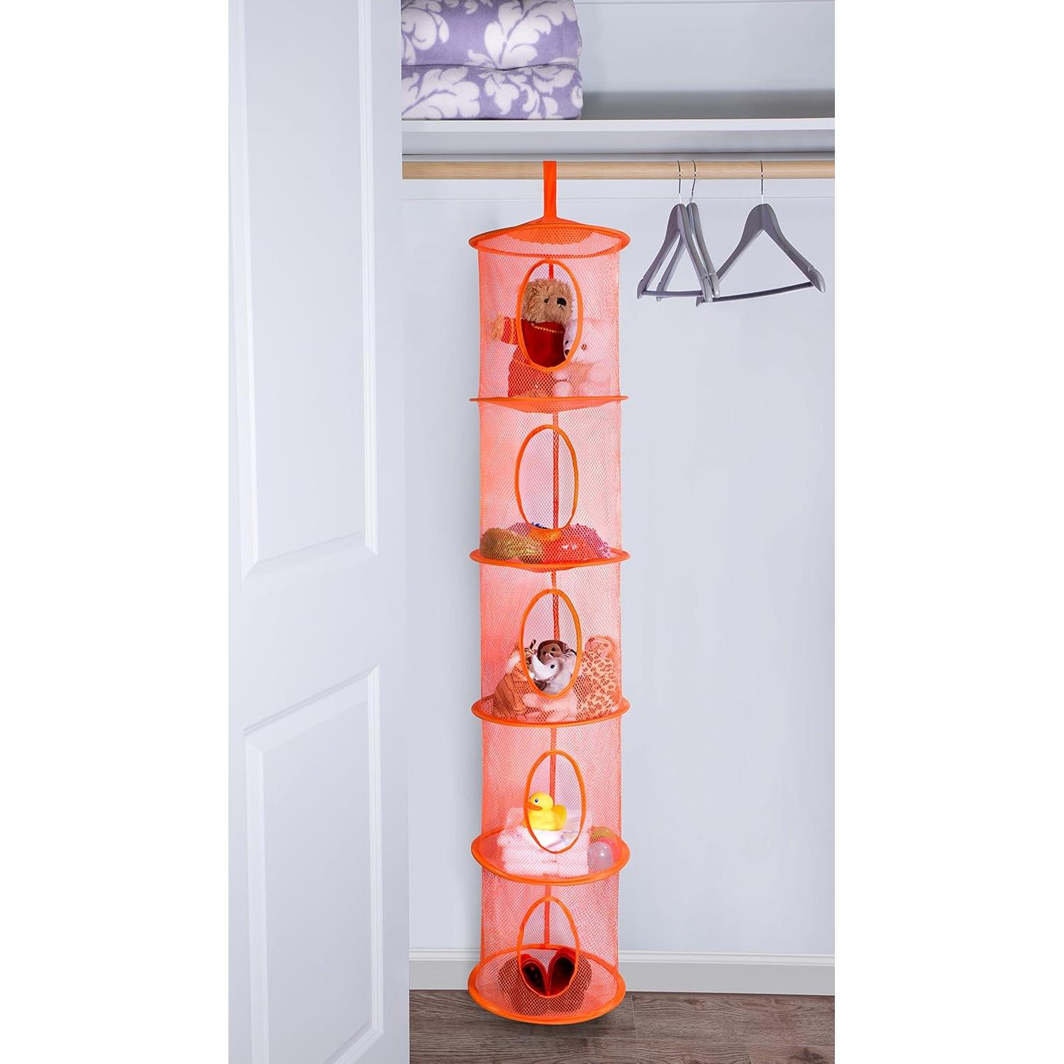 Organizador de Almacenamiento 5 Estantes Handy Laundry Naranja