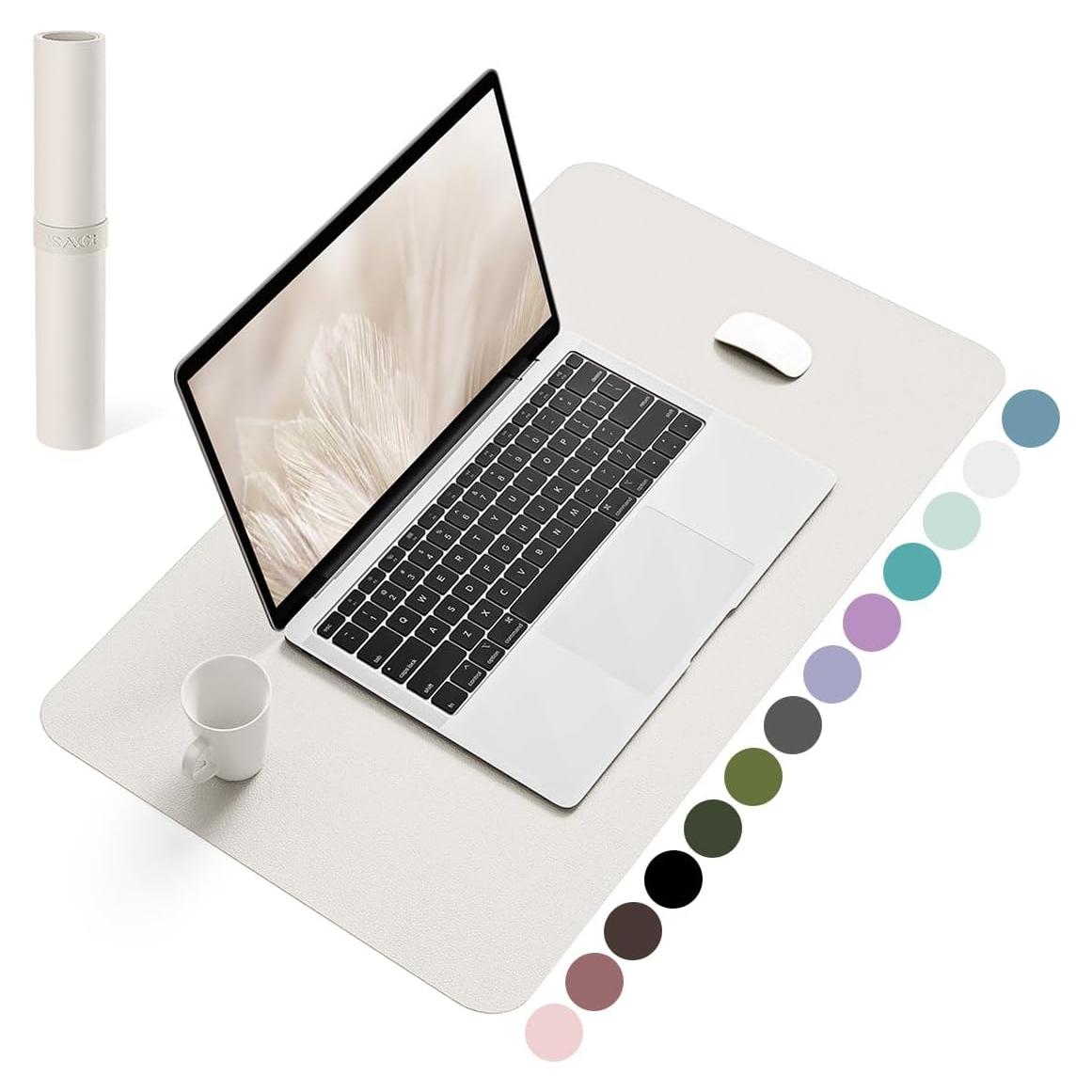 Alfombrilla de Escritorio Antideslizante YSAGi 60x35cm Gris