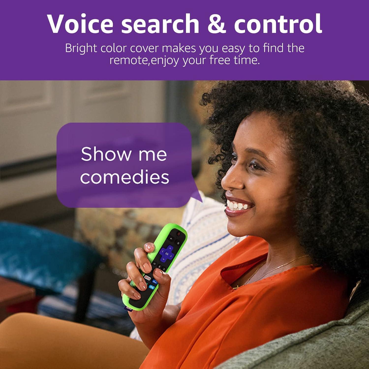 Funda de Silicona ONEBOM para Control Remoto Roku TV - 2 Pack