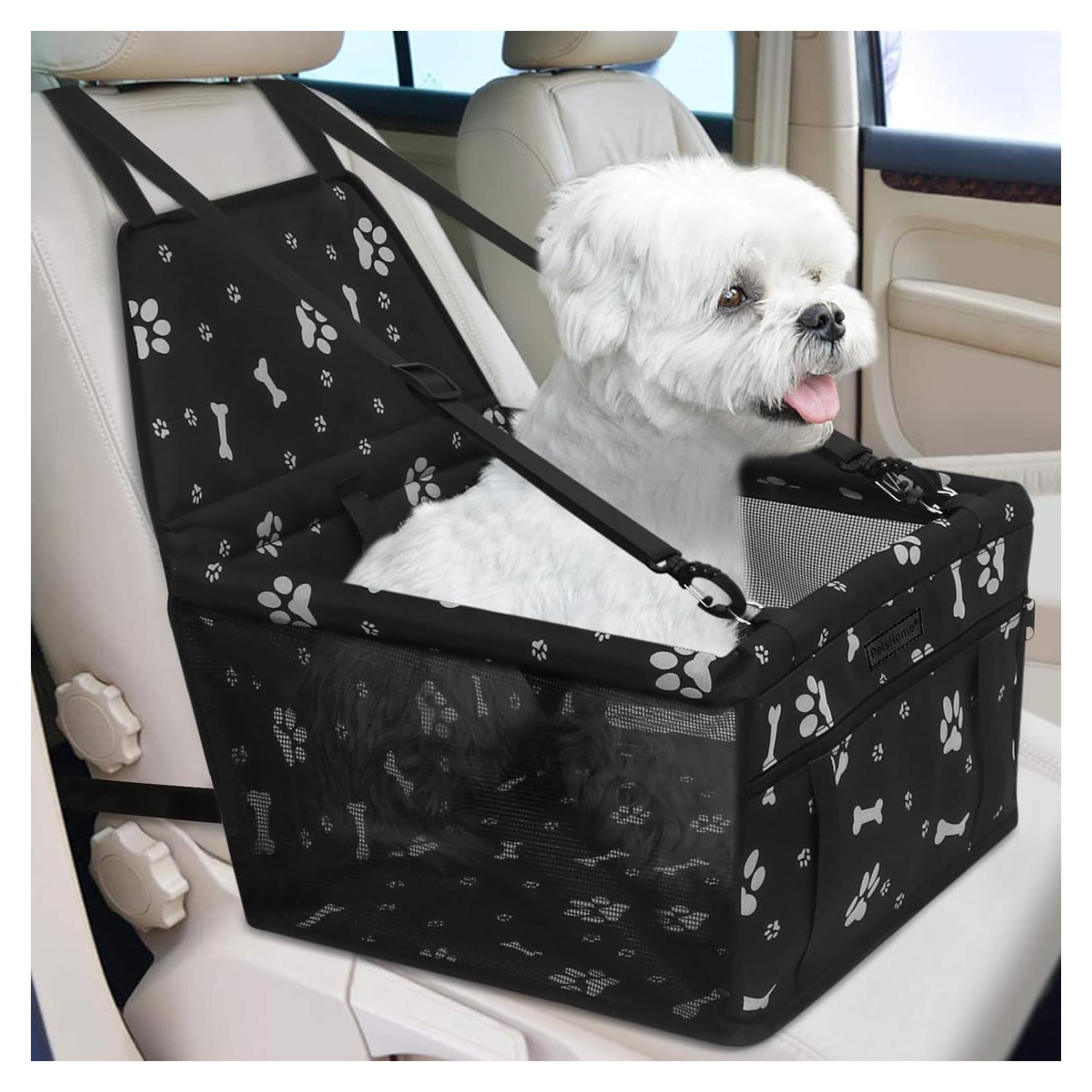 Asiento Elevador de Coche para Perros PetsHome Plegable Impermeable